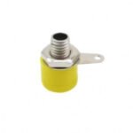 Yellow 4mm Banana Socket 312 Panel Socket