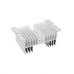 M Shape Aluminum Single Phase Solid State Relay SSR Heat Sink Base Small Type Heat Radiator for 10A to100A