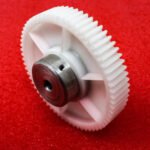 64 Teeth Plastic Spur Gear with Metal Insert (1M-64T-5-64)