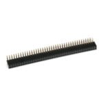 2x40 Pin 2.54mm Pitch Female Berg Strip (Right Angle) - Break Away Header